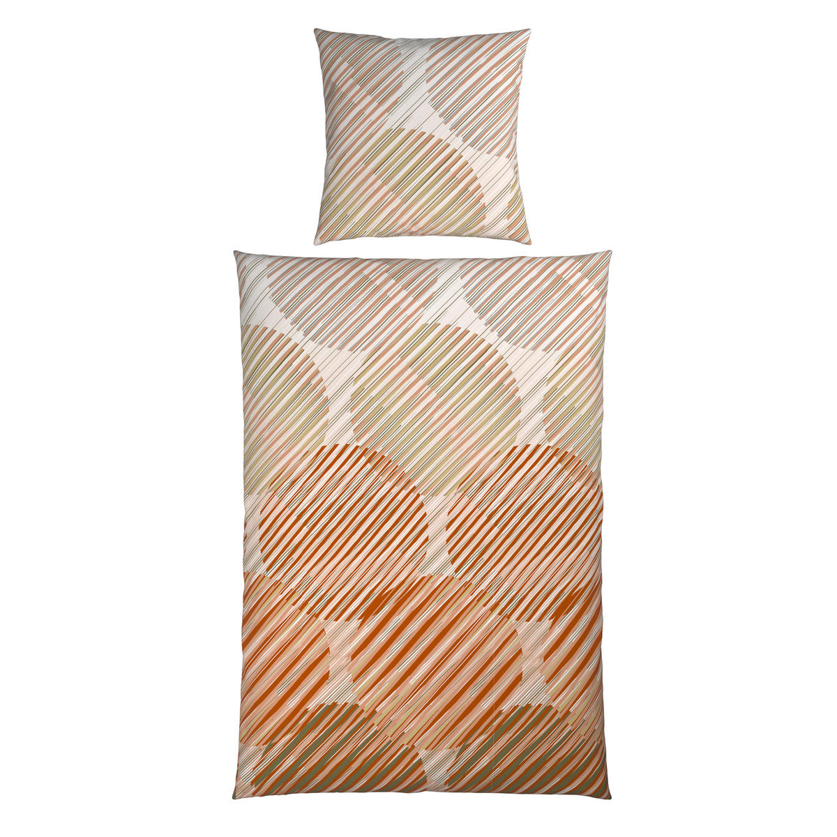 BETTWÄSCHE Renforcé 135/200 cm  - Orange, Textil (135/200cm) - Novel