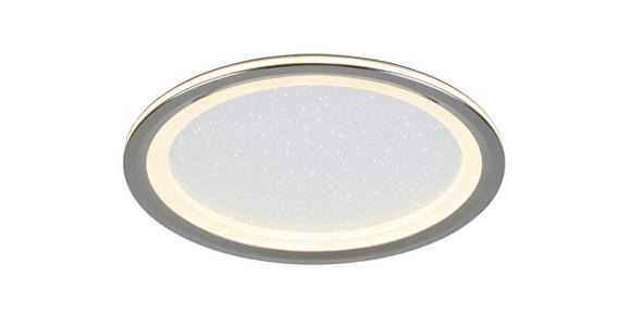 LED-DECKENLEUCHTE 40/6 cm - Chromfarben/Schwarz, Trend, Kunststoff/Metall (40/6cm) - Novel