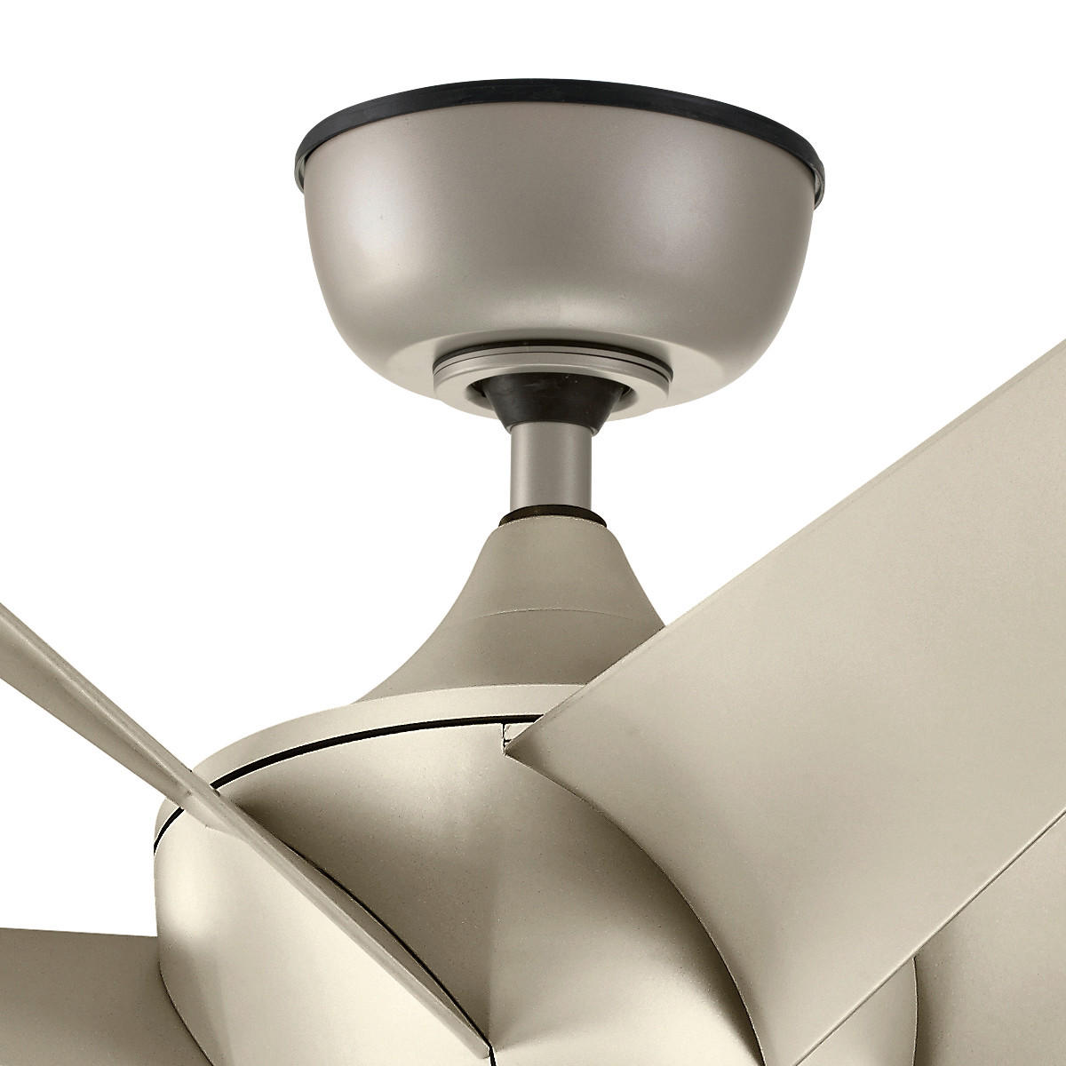 VENTILATOR STROPNI  srebrne boje, boje šampanjca   srebrne boje, boje šampanjca  Elstead Lehr  - srebrne boje/boje šampanjca, Basics, plastika (137/51cm)