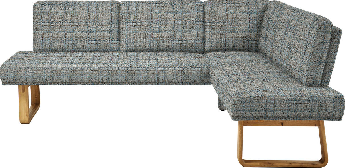 ECKBANK 240/174 cm  in Grau, Eichefarben  - Eichefarben/Grau, Design, Holz/Textil (240/174cm) - Dieter Knoll