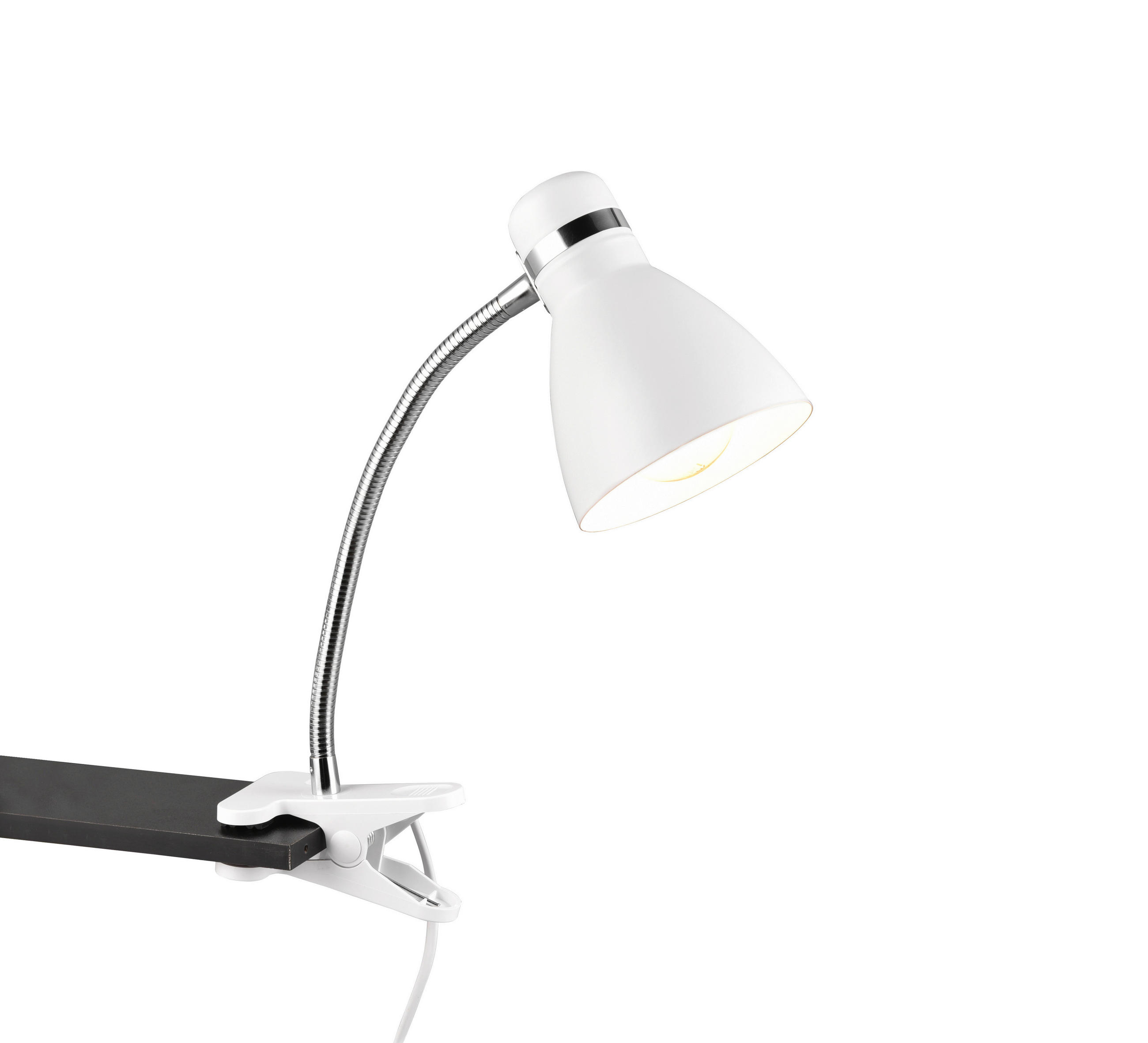 BORDSLAMPA Harvey   - vit, Klassisk, metall (36/11/25cm)