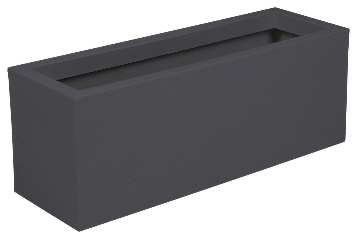 PFLANZTOPF   - Anthrazit, Basics, Kunststoff (59,5/22,5/20cm) - Ambia Garden