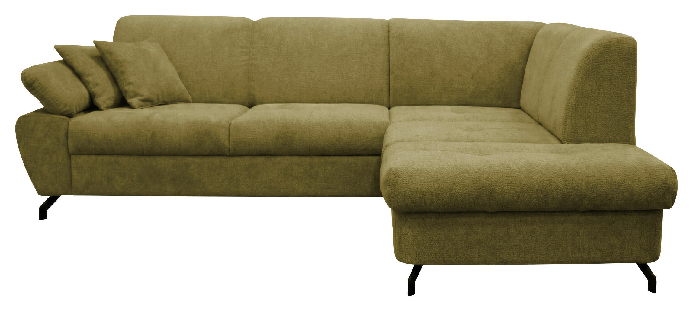 Mid.you Ecksofa Cora Grün 261x198 cm