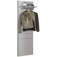 GARDEROBENPANEEL 58/184/3,2 cm  - Kaschmir/Schwarz, Konventionell, Holzwerkstoff (58/184/3,2cm) - Voleo