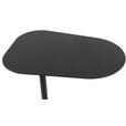 BEISTELLTISCH in Metall 53/38/60 cm  - Schwarz, Basics, Metall (53/38/60cm) - Novel
