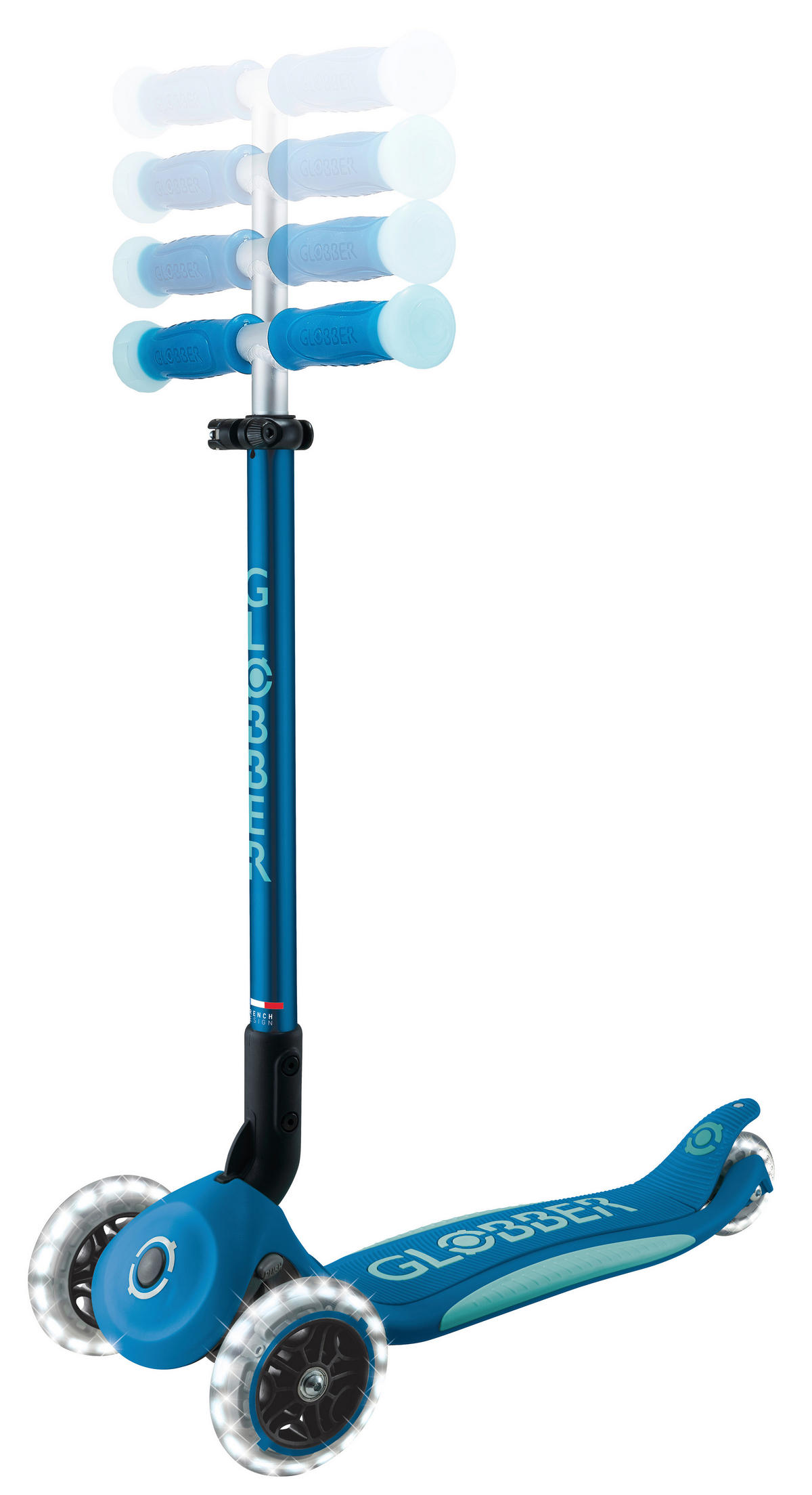 KINDERSCOOTER  - Petrol, Basics, Kunststoff (57.5/28/82.5cm) - GLOBBER