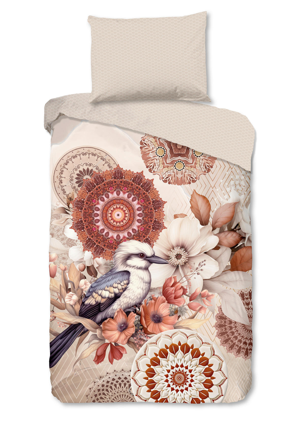 BETTWÄSCHE HIP Flanell, Biber 140/200 cm  - Sandfarben/Beige, Basics, Textil (140/200cm)