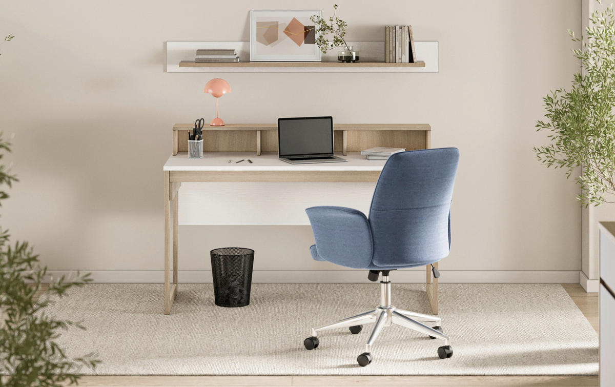 BÜRO - Weiß, Design, Holzwerkstoff (150/170/60cm) - MID.YOU