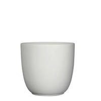 VIRÁGKASPÓ 28/25 cm  - fehér, Basics, kerámia (28/25cm)
