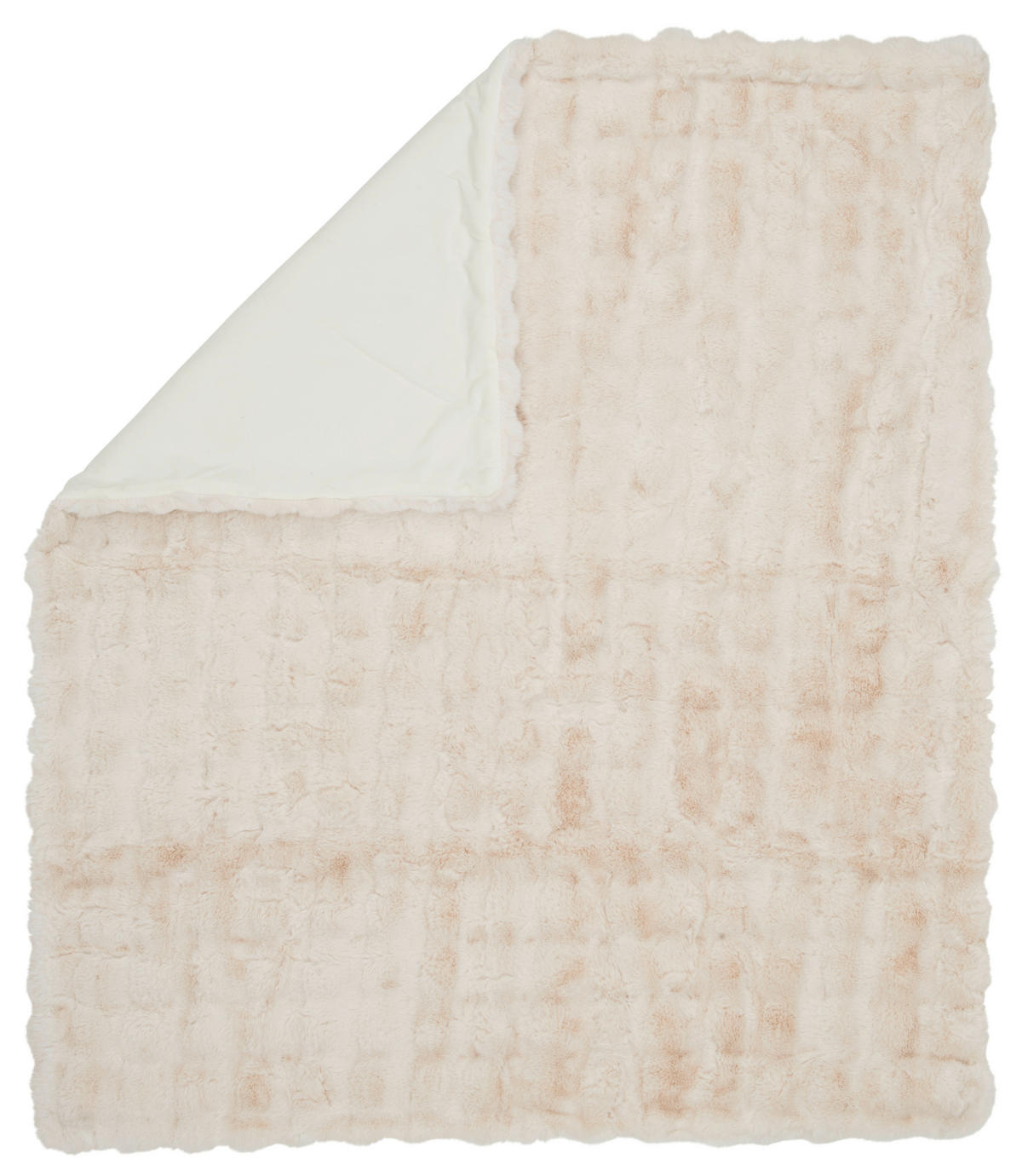KUSCHELDECKE 140/160 cm  - Creme, Trend, Textil (140/160cm) - Ambia Home