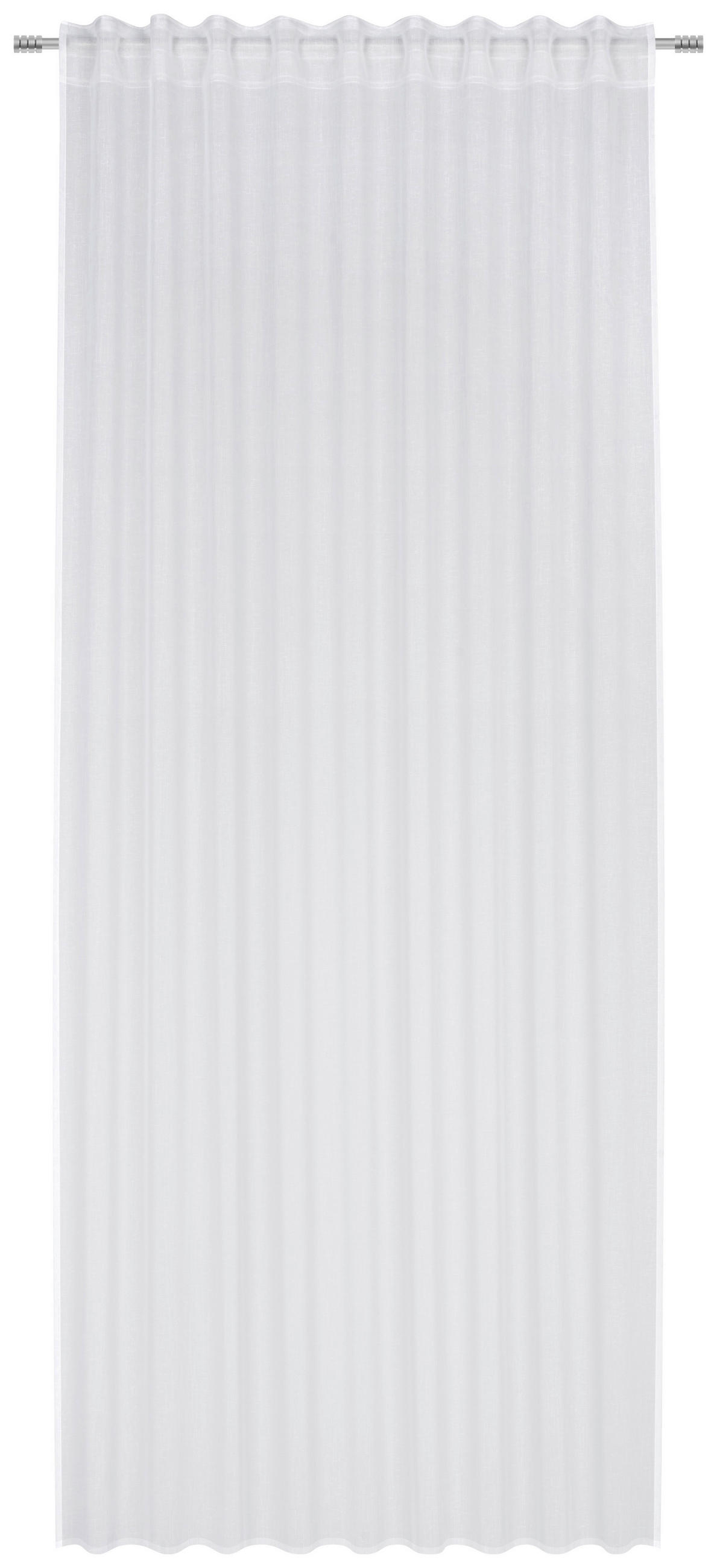 KUSOVÁ ZÁCLONA, 140/300 cm - bílá, Basics, textil (140/300cm) - Esposa