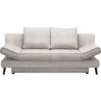 SCHLAFSOFA in Webstoff Naturfarben  - Schwarz/Naturfarben, Design, Textil/Metall (200/85/90cm) - Xora