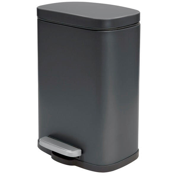 TRETEIMER AKIRA 5 L  - Schwarz, Basics, Kunststoff/Metall (21,4/17,6/30cm) - Spirella