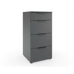 KOMMODE  in 41/84/41 cm  - Graphitfarben/Schwarz, Design, Holzwerkstoff/Kunststoff (41/84/41cm) - Hom`in