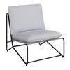 LOUNGESESSEL  - Anthrazit/Hellgrau, Modern, Kunststoff/Textil (75/76/89cm) - Ambia Garden
