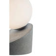 LED-TISCHLEUCHTE 10/16 cm   - Dunkelgrau/Weiß, Design, Glas/Metall (10/16cm) - Novel