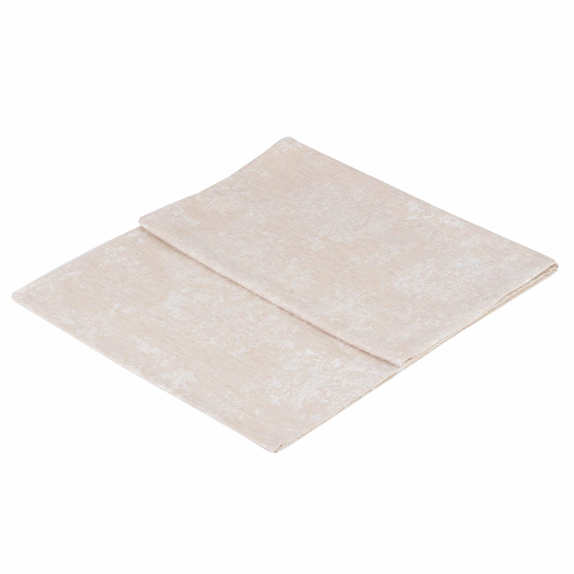 NADSTOLNJAK 50/180 cm   DUBAI  - boja sedefa, Osnovno, tekstil (50/180cm)