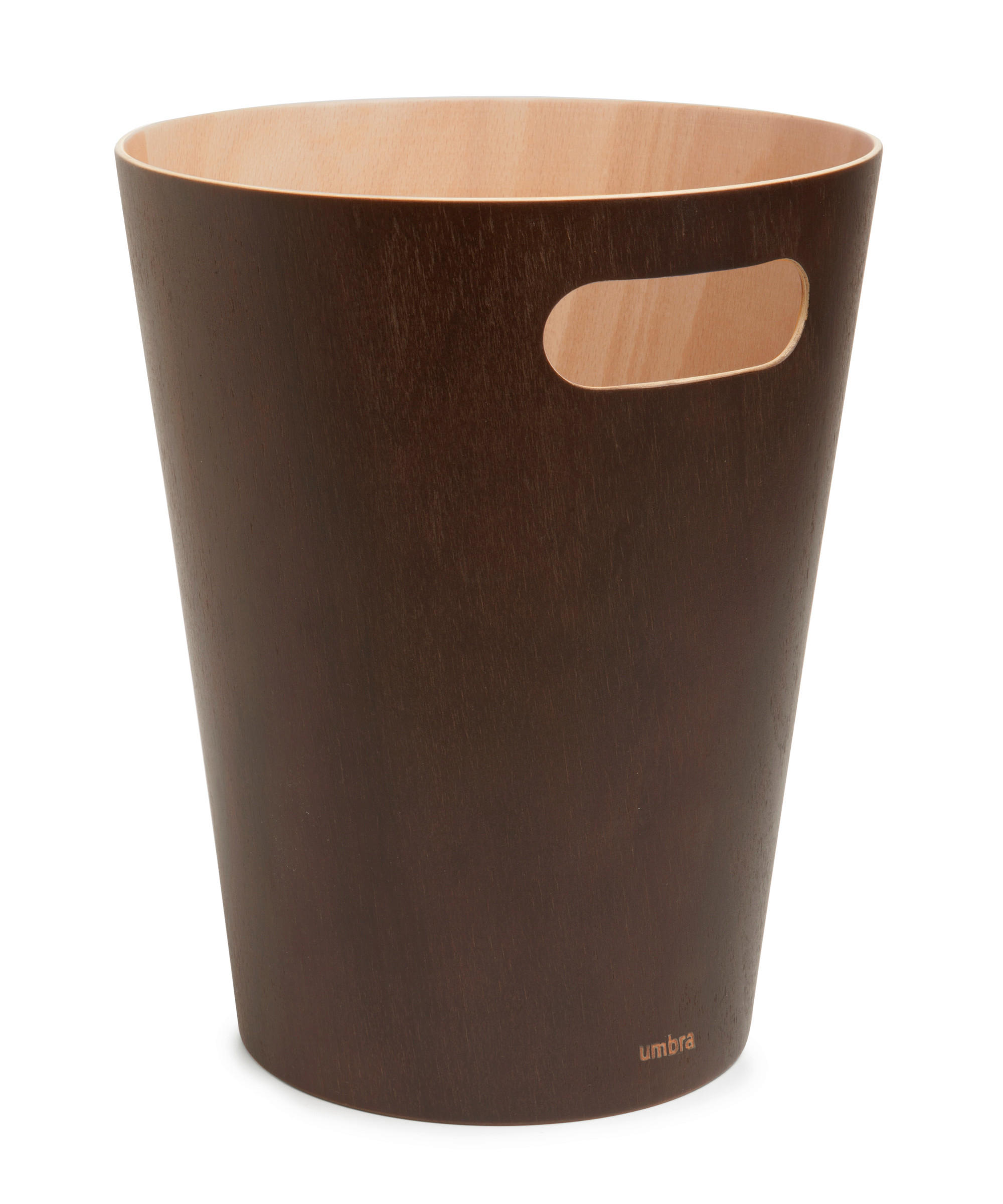 PAPIERKORB 7,5 L  - Braun/Naturfarben, Basics, Holz (23/28/23cm) - Umbra