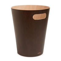 PAPIERKORB 7,5 L  - Braun/Naturfarben, Basics, Holz (23/28/23cm) - Umbra