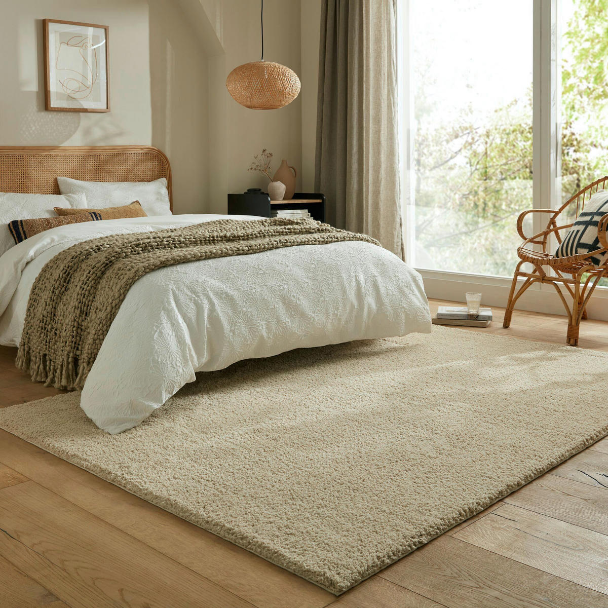 SHAGGY 120/170 cm Flair Rugs Beige  - Beige, Basics, Textil (120/170cm)