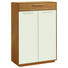 SCHUHSCHRANK 86/124/37 cm - Eichefarben/Weiß, Design, Holz/Holzwerkstoff (86/124/37cm) - Novel SCHUHSCHRANK 86/124/37 cm - Eichefarben/Weiß, Design, Holz/Holzwerkstoff (86/124/37cm) - Novel