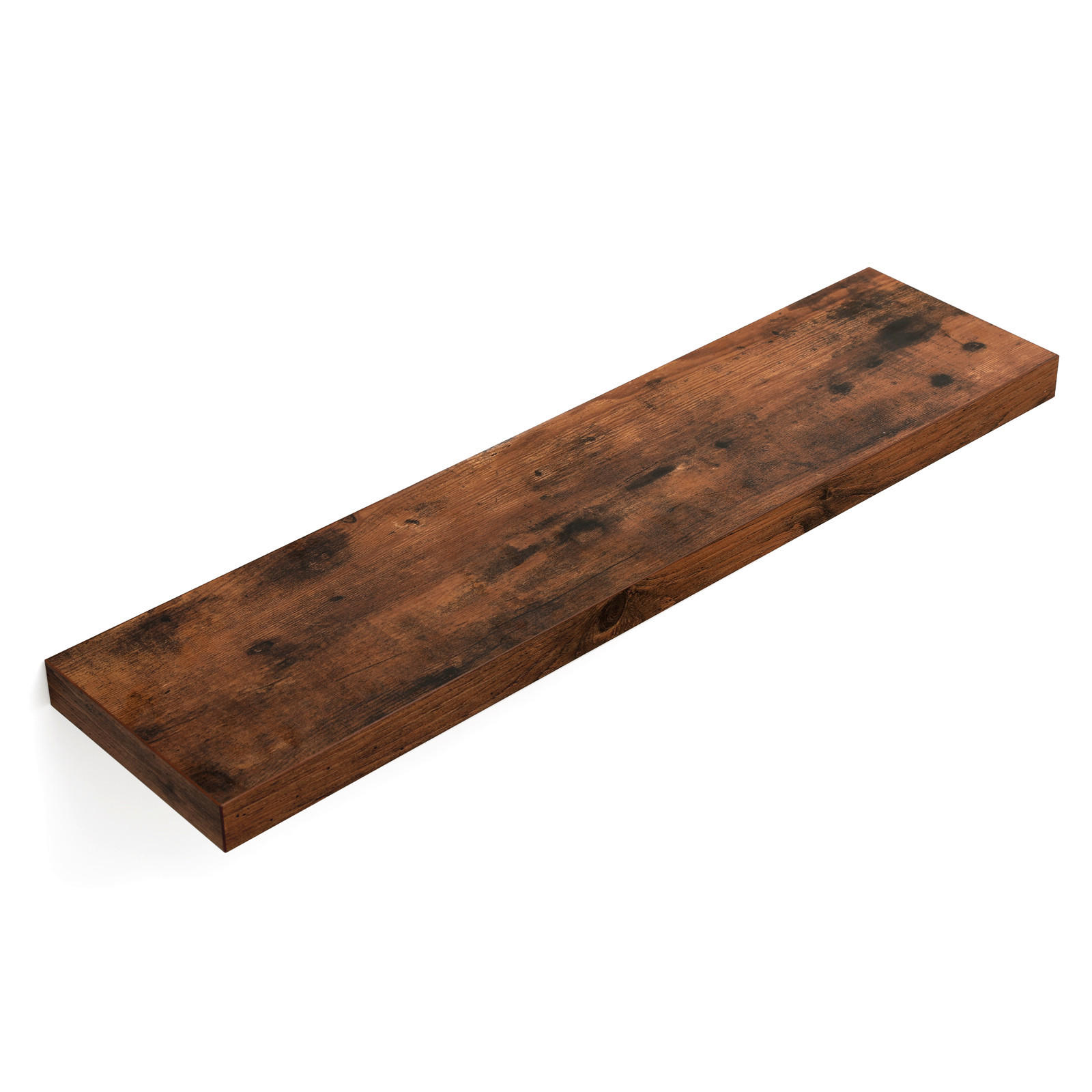 Boxxx Wandboard Vasagle Braun, Schwarz 80x3.8x20 cm