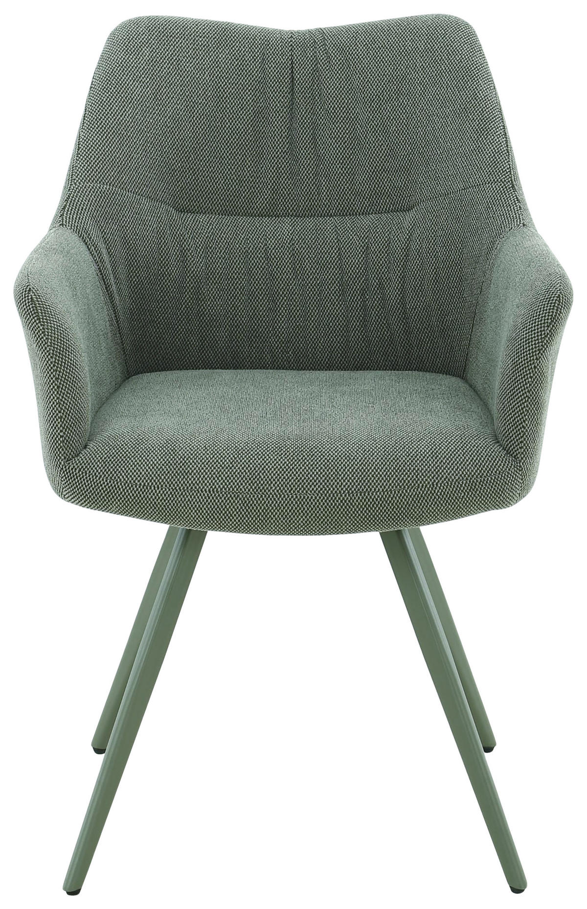 NASLANJAČ, kovina, tekstil zelena  - zelena, Design, kovina/tekstil (58/86/62,5cm) - Carryhome