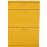 SCHUHSCHRANK 75/112,7/29,5 cm - Edelstahlfarben/Gelb, Design, Holzwerkstoff/Metall (75/112,7/29,5cm) - Invivus SCHUHSCHRANK 75/112,7/29,5 cm - Edelstahlfarben/Gelb, Design, Holzwerkstoff/Metall (75/112,7/29,5cm) - Invivus