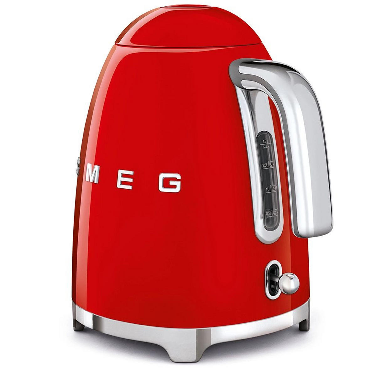 WASSERKOCHER 1,7 l  - Rot, Design, Metall (22,6/24,8/17,1cm) - SMEG