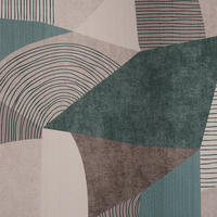 DEKOSTOFF per lfm Verdunkelung  - Petrol/Grau, KONVENTIONELL, Textil (145cm) - Esposa