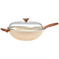 WOKPFANNE 32 cm  - Altrosa, Trend, Glas/Metall (32cm) - Sambonet