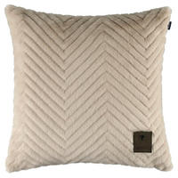 KISSENHÜLLE J-Elegant 60/60 cm  - Creme/Schwarz, Basics, Textil (60/60cm) - Joop!