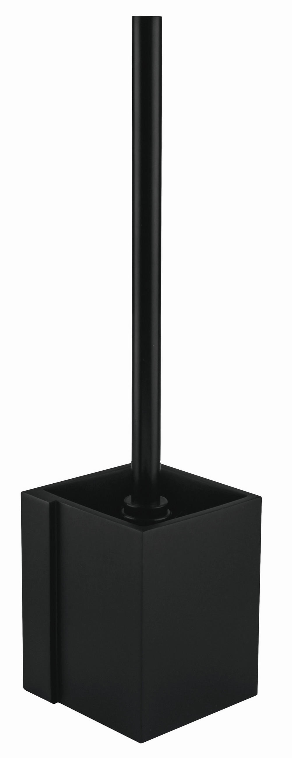 WC-BÜRSTENHALTER - Schwarz, Basics, Kunststoff (9,5/36/9,5cm) - Kleine Wolke