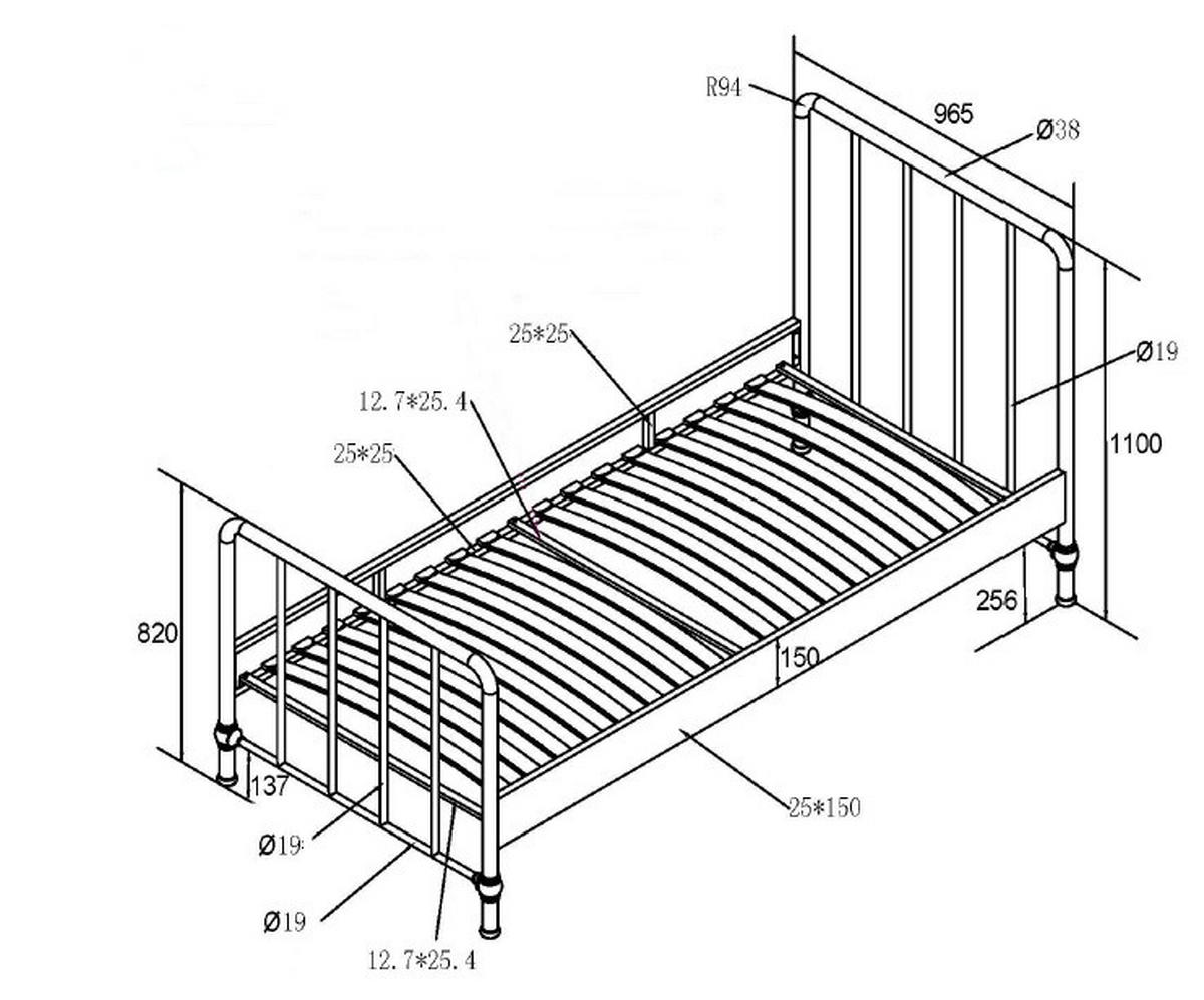 KINDER-/JUNIORBETT 90/200 cm  in Grün  - Grün, MODERN, Holz/Metall (90/200cm) - MID.YOU