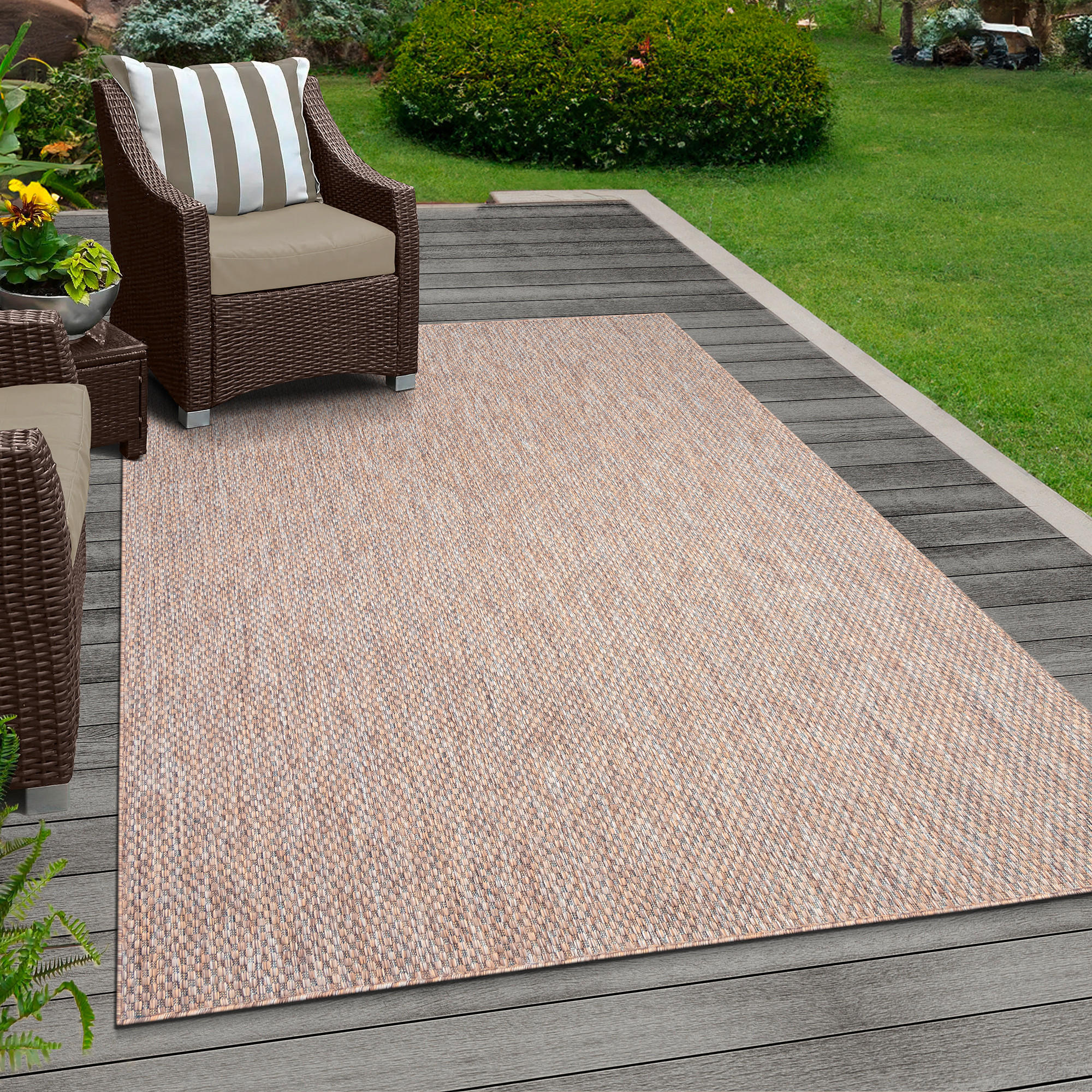 OUTDOORTEPPICH 80/150 cm Melissa Beige  - Beige, KONVENTIONELL, Textil (80/150cm)