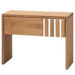 NACHTSCHRANK 45/45/33 cm Wildeiche massiv  - Wildeiche/Weiß, Design, Holz (45/45/33cm) - Linea Natura