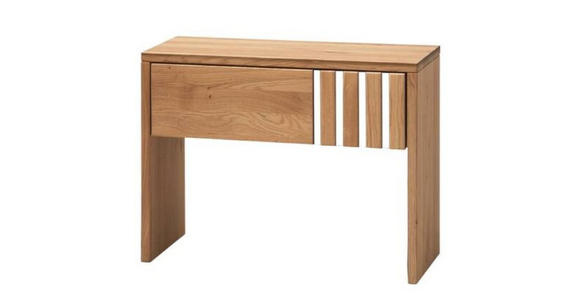 NACHTKÄSTCHEN in massiv Wildeiche Weiß, Wildeiche  - Wildeiche/Weiß, Design, Holz (45/45/33cm) - Linea Natura