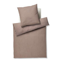 WENDEBETTWÄSCHE 2-teilig Soft Lines Flanell 155/220 cm  - Braun, Basics, Textil (155/220cm) - Joop!