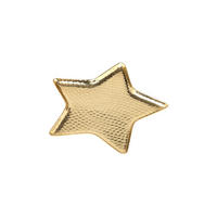 DEKOTABLETT   25,5/25,5/1 cm   - Goldfarben, Lifestyle, Metall (25,5/25,5/1cm) - X-Mas