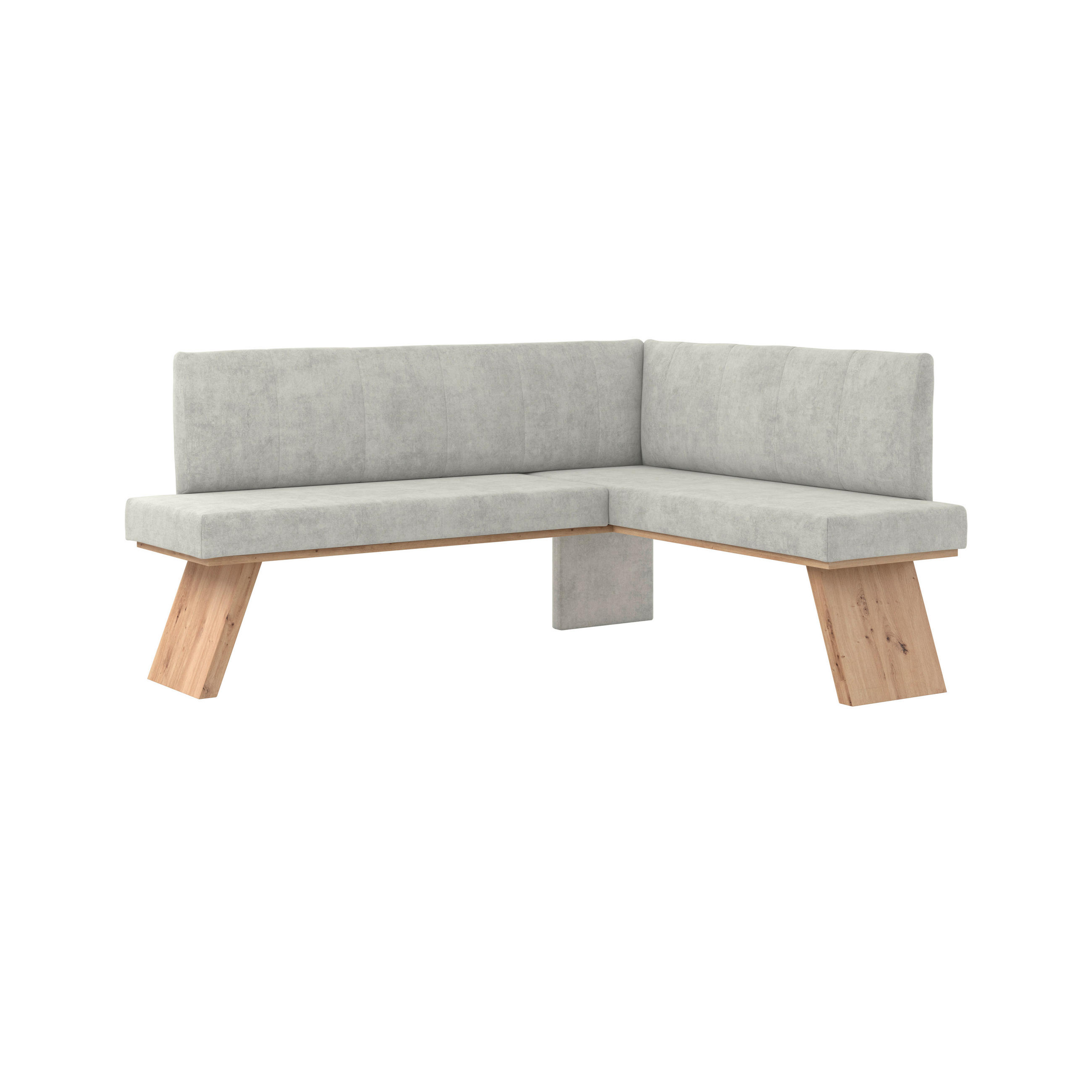Livetastic Eckbank Hellgrau 185x150 cm