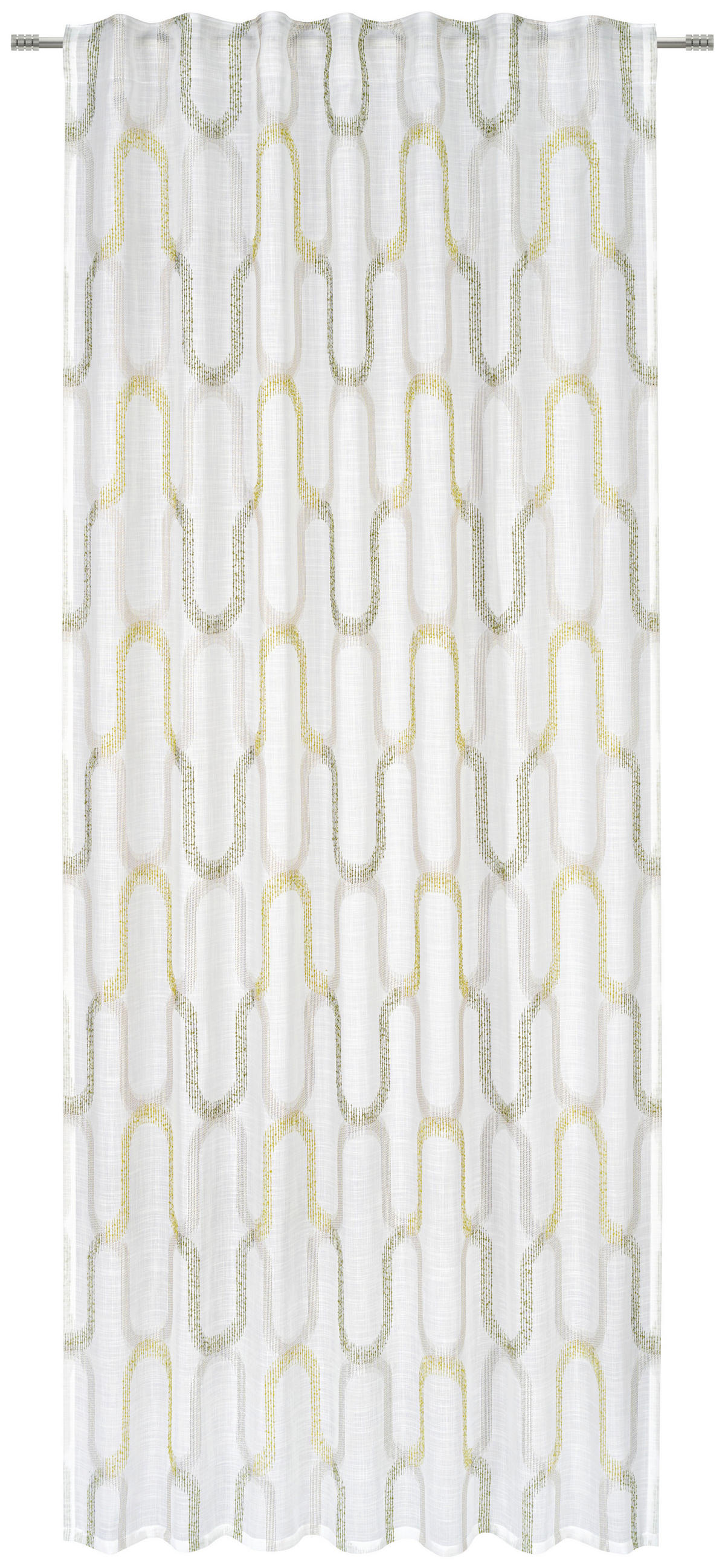 HOTOVÝ ZÁVES, polopriehľadné, 135/245 cm - Konventionell, textil (135/245cm) - Esposa