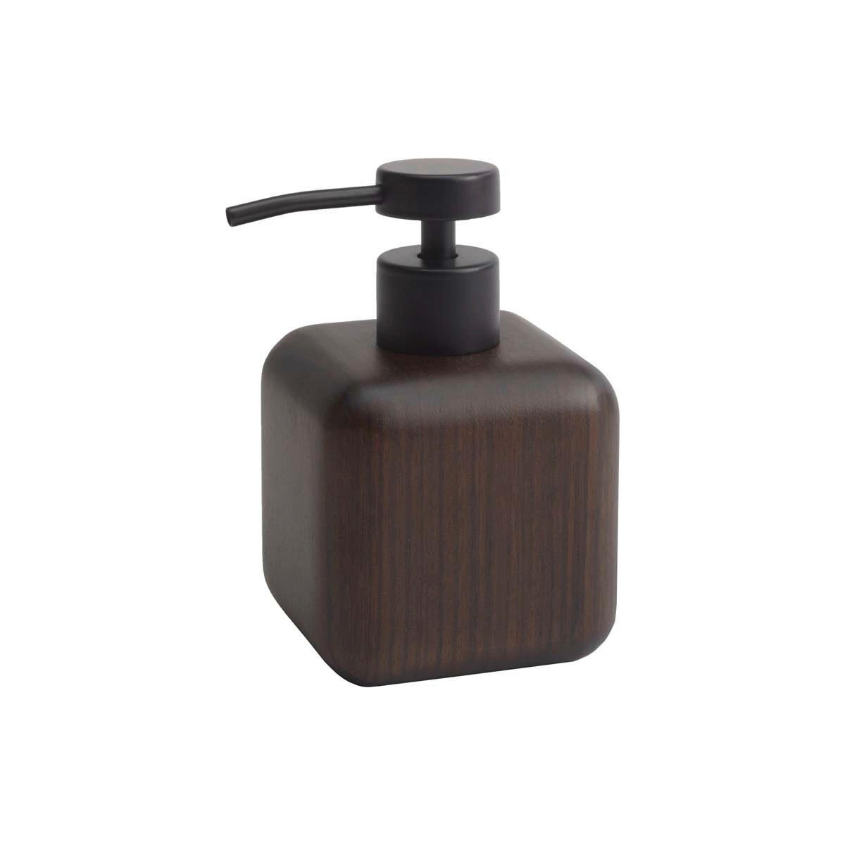 SEIFENSPENDER Ebony  - Dunkelbraun, Basics, Holz (8/13/8cm) - Aquanova