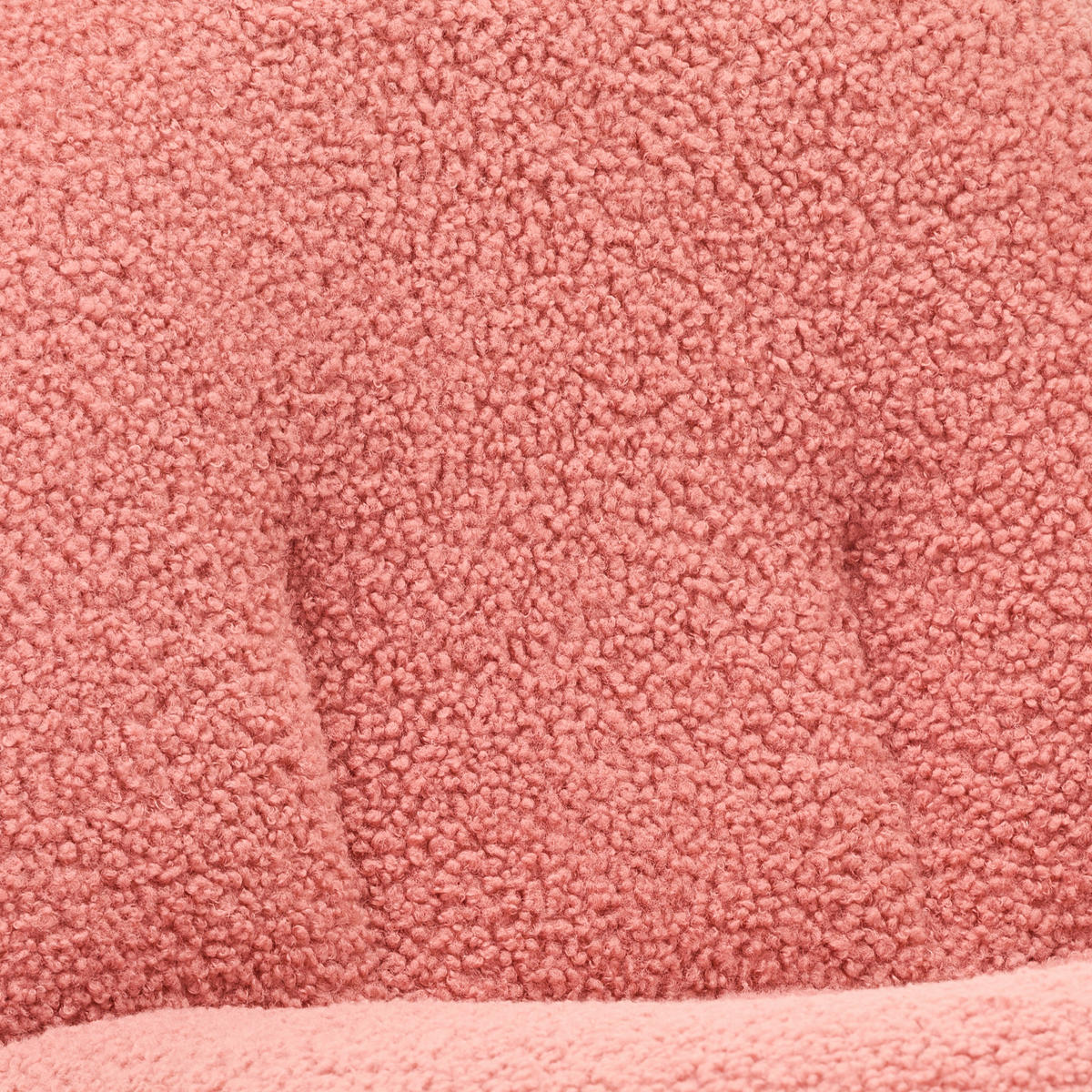 SESSEL Bouclé Koralle    - Koralle/Schwarz, MODERN, Textil/Metall (74/67/93cm) - MID.YOU