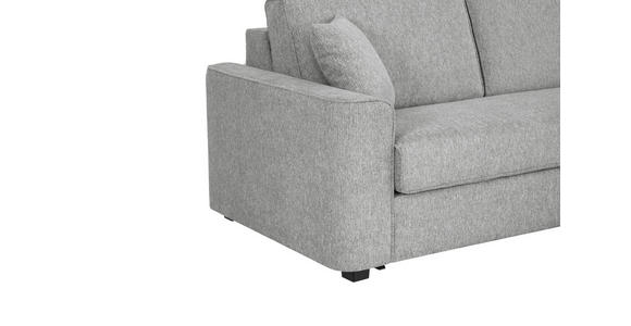 SCHLAFSOFA Webstoff Hellgrau  - Hellgrau/Schwarz, Design, Kunststoff/Textil (205/83/100cm) - Xora