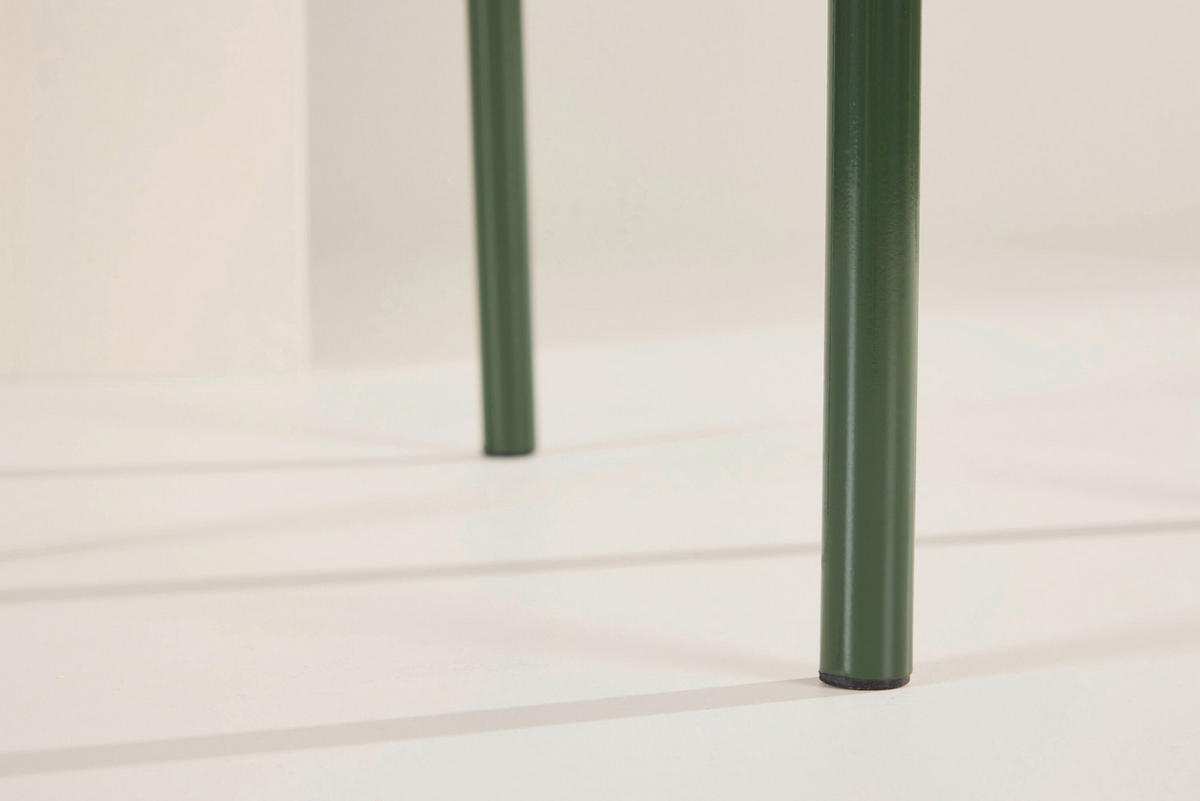 STUHL     - Beige/Grün, MODERN, Holz/Textil (45/80/50cm) - Livetastic