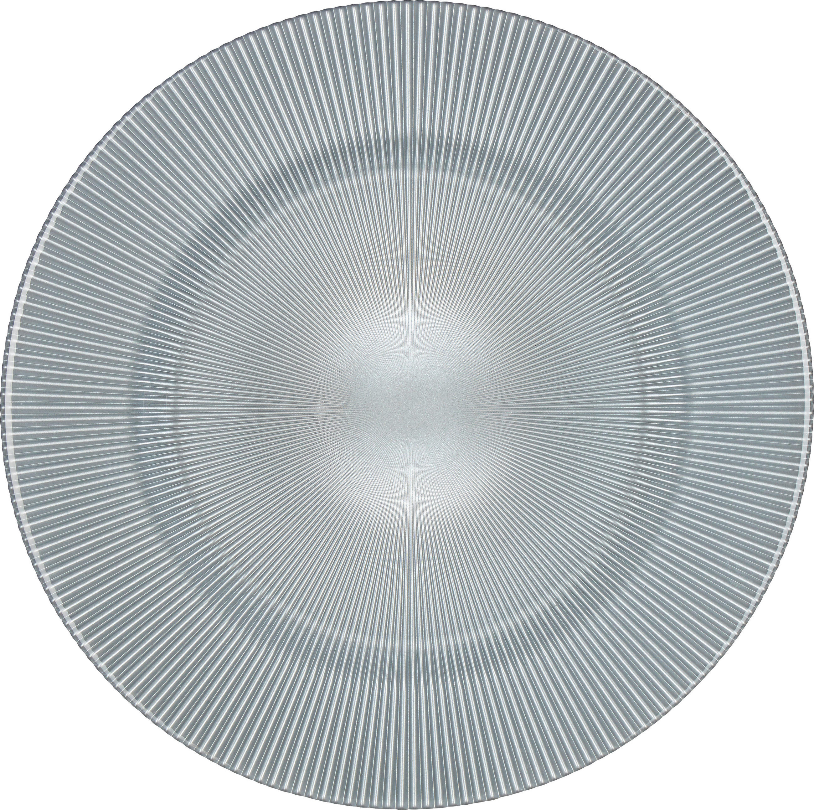 PODLOŽKA POD TALÍŘ 34 cm  - světle šedá, Konvenční, sklo (34cm) - Novel
