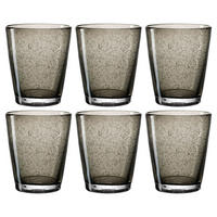 GLÄSERSET Burano 6-teilig  - Grau, Trend, Glas (9,00/10,00/9,00cm) - Leonardo