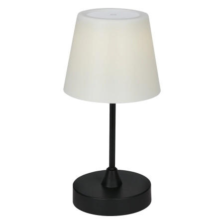 STOLNA PUNJIVA SVJETILJKA  - bijela/crna, Trend, plastika (14,5/30cm)