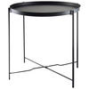 POMOĆNI STOLIĆ crna  metal   - crna, Basics, metal (41,5/41,5/43cm) - Ambia Home