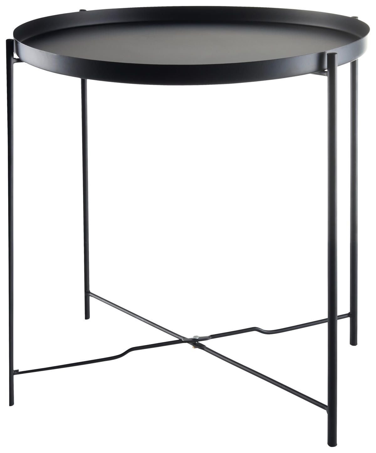 MIZICA, črna  - črna, Basics, kovina (41,5/41,5/43cm) - Ambia Home